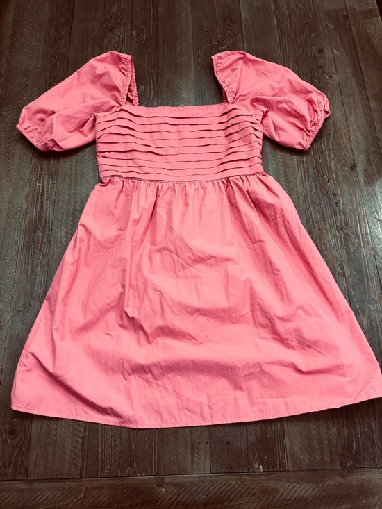 Altar'd State Dresses & Skirts - Altar'd State Coral Pink Puff-Sleeve Mini Dress